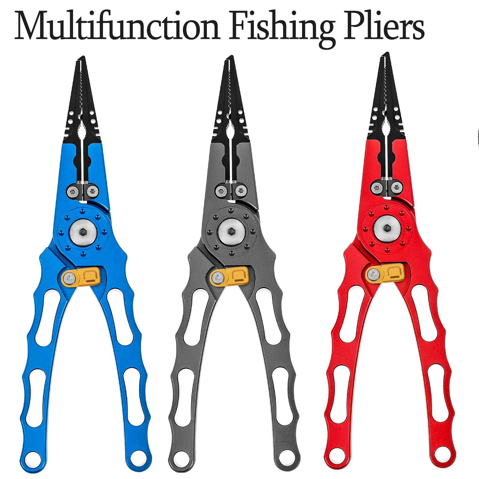 Fishing Hook Remover - Aluminum Multitool Fishing Pliers Hook Remover