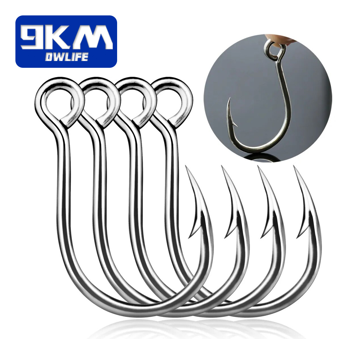 9KM Móc Câu Cá 25 Con Jig Móc  - đánh giá và giá Fishing Hook Assortment