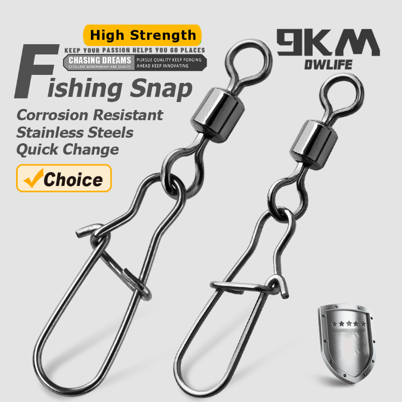 Duo-Lock Snap Swivels 50~200Pc - đánh giá và giá Fishing Hook Circle