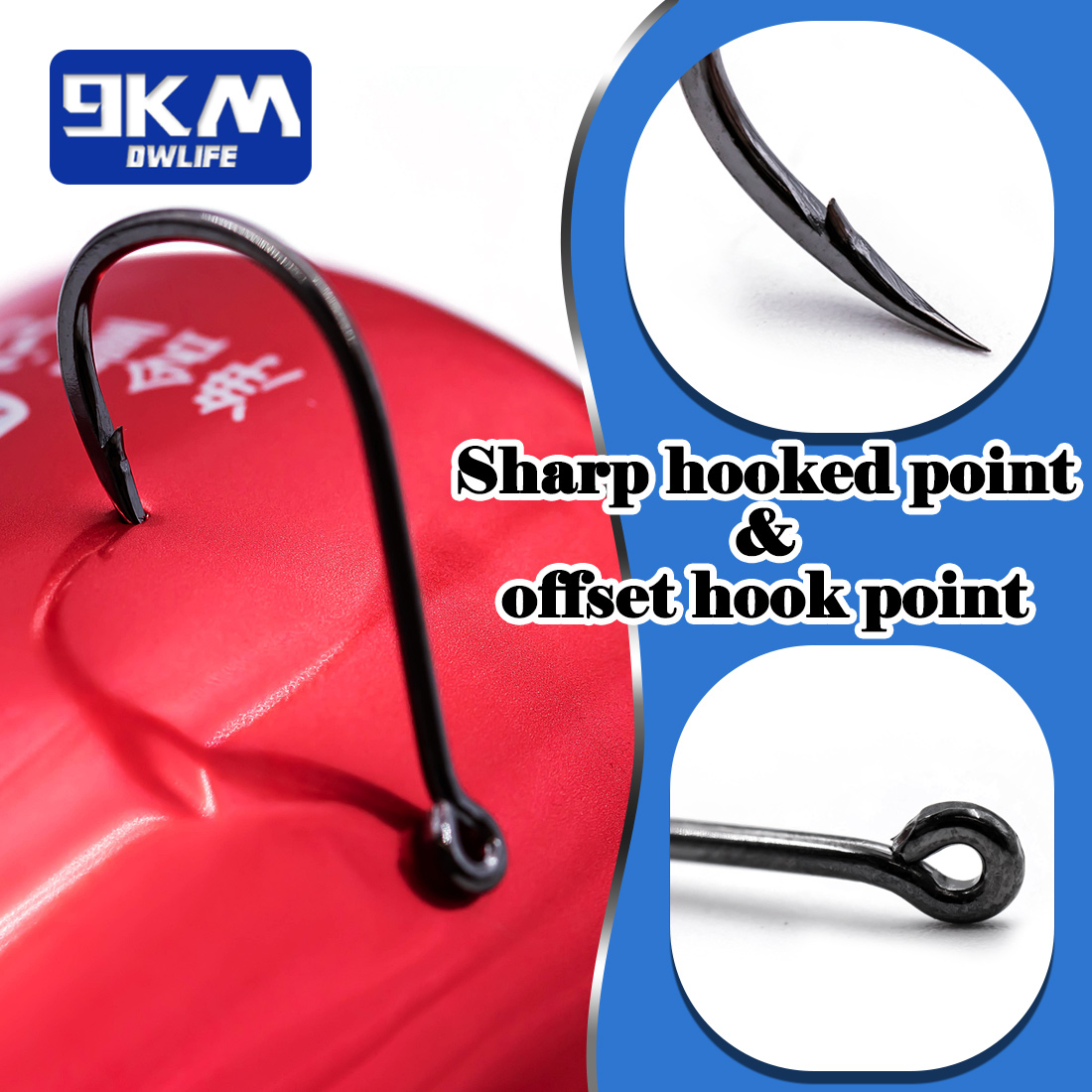 9KM Iseama Fishing Hooks 50~20 - đánh giá và giá Fishing Hook Circle